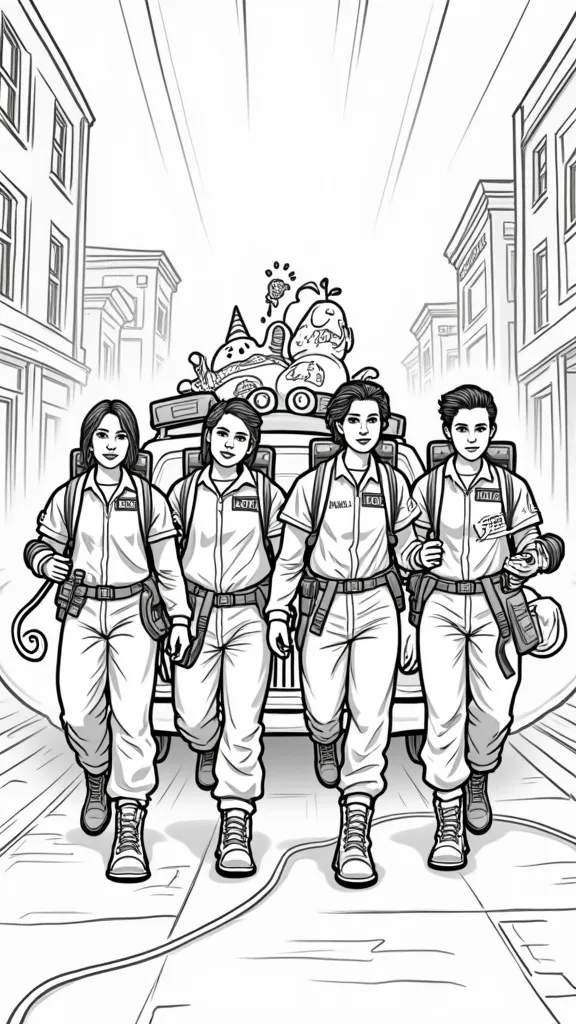 original ghostbusters coloring pages